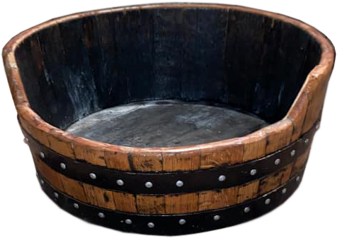 Whisky Barrel Dog Bed