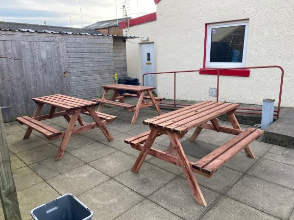 3 Heavy Duty Picnic Benches