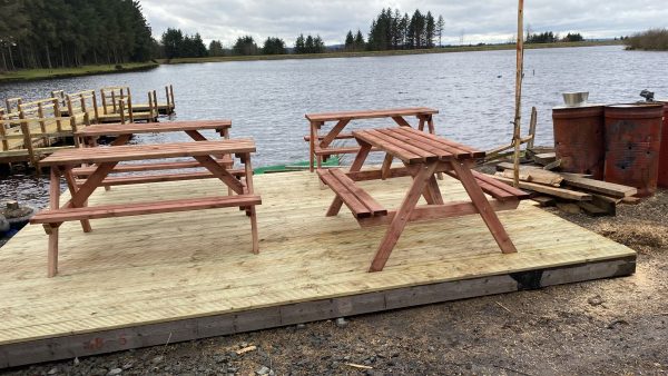 4 Heavy Duty Picnic Benches